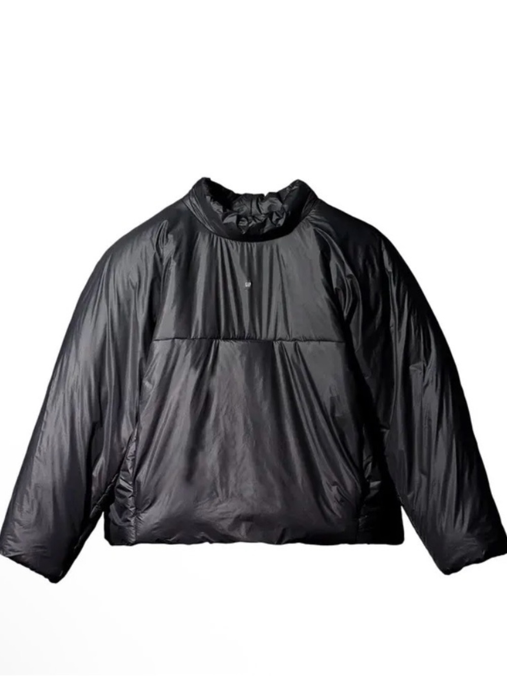 Yeezy Black Boxy Pullover Puffer Jacket